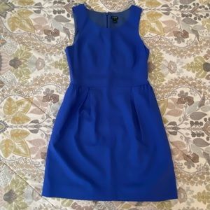 J. Crew royal blue dress